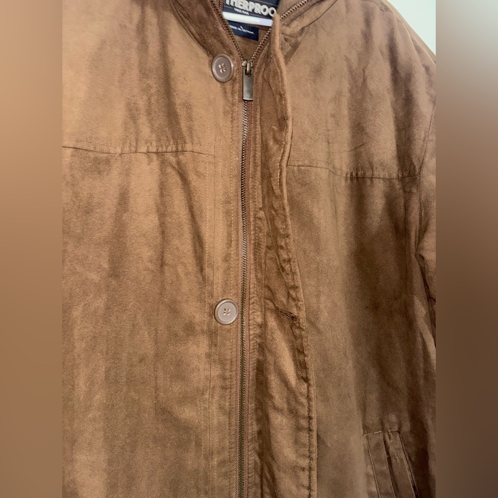 Weatherproof Mens
Microsuede Quilted Lined Jacket
Brown Size L - Picture 5 of 10